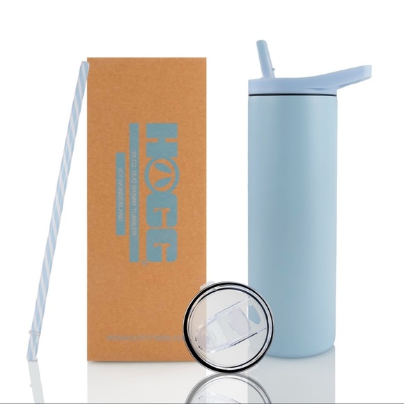 20oz POWDER COATED DUO SKINNY TUMBLER ICY WONDERLANDD - Picture 1 of 3